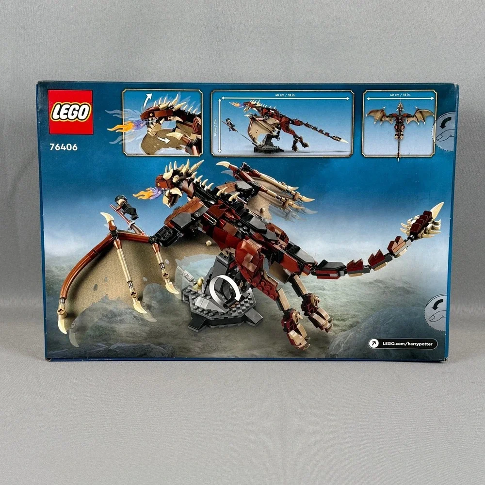 Lego #76406 Hungarian Horntail Dragon Harry Potter Retired Brand New Sealed